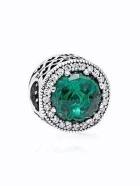 Pandora Sparkling Sea Green Charm
